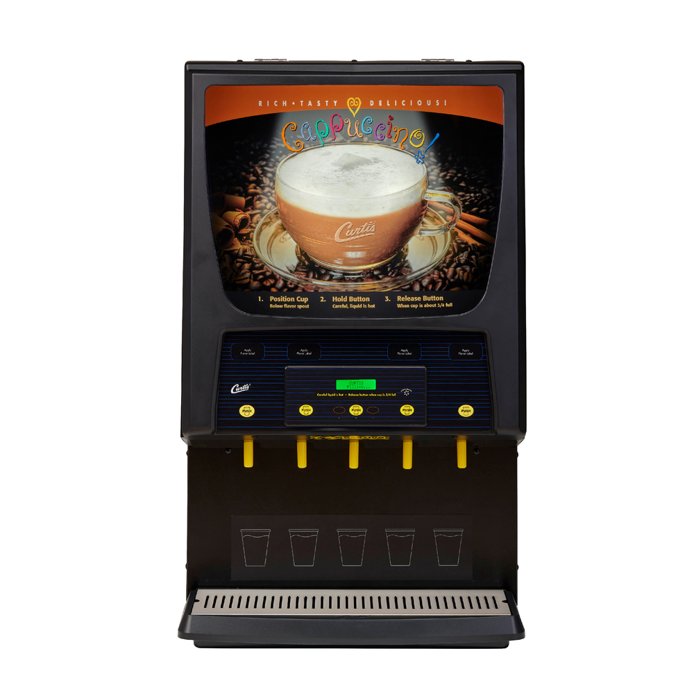 5 Station Primo Cappuccino with Lift Door and 3-5 lb & 2-10 lb Hoppers