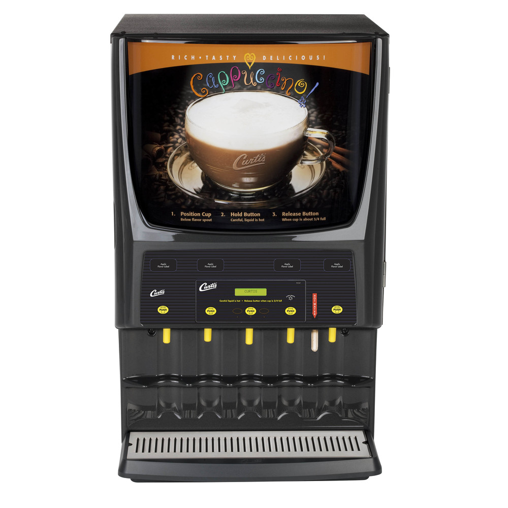 5 Station Primo Cappuccino with Hot Water Faucet and 3-5 lb & 2-10 lb Hoppers