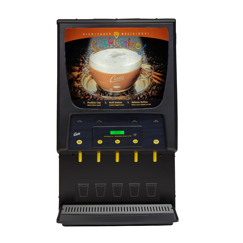 5 Station Primo Cappuccino with 3-5 lb & 2-10 lb Hoppers
