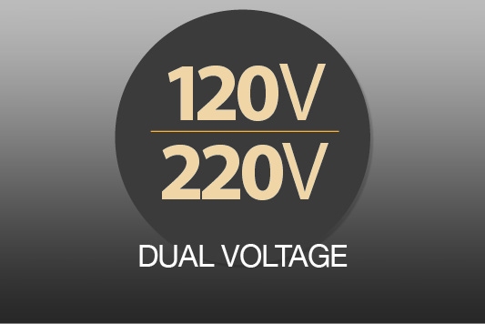 dual voltage specified for the commercial beverage operation