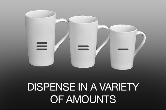 dispense a variety of hot water amounts