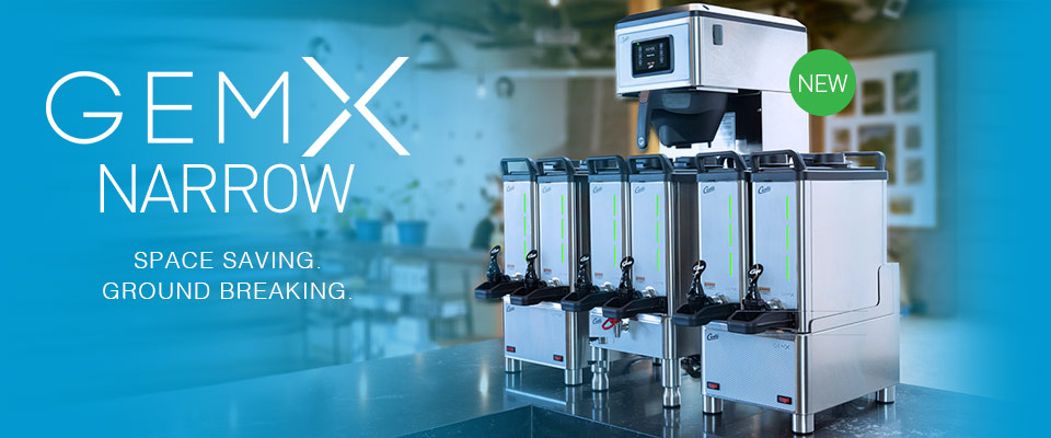 GemX Narrow Commercial Coffee Brewer