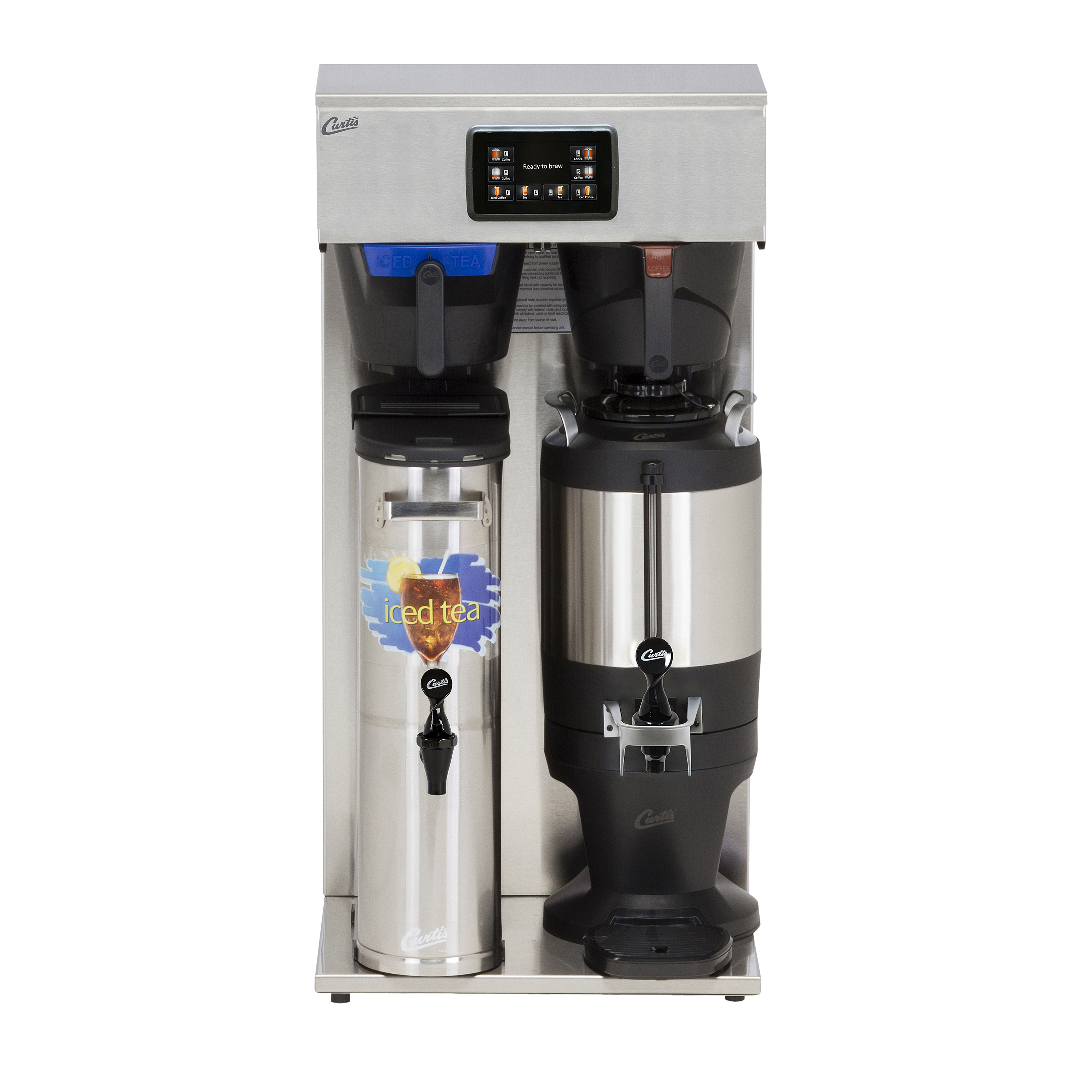 Curtis CBHT17000-001 5 1/5 gal Tea/Coffee Combo Brewer w/ Digital  Programming, 220v/1ph