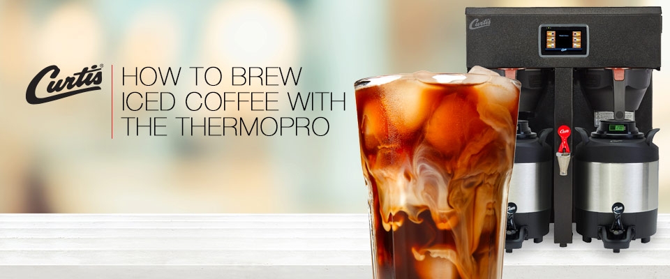 brew iced coffee with a thermopro
